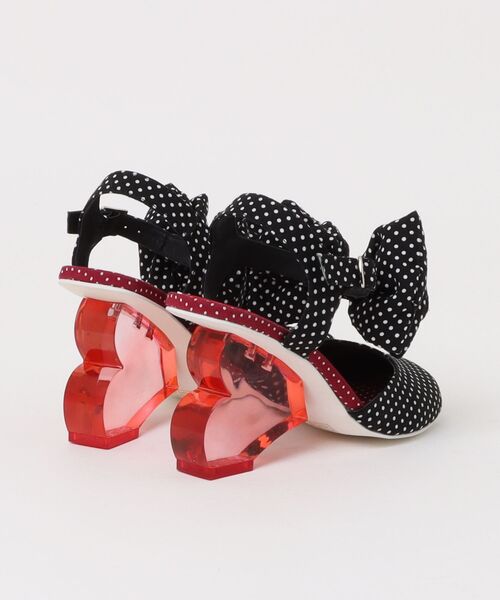 Jeffrey Campbell(ジェフリーキャンベル)の「ハートヒール ドットリボンパンプス(パンプス・レディース・ブラック・39/38/37/36)」の3枚目の写真