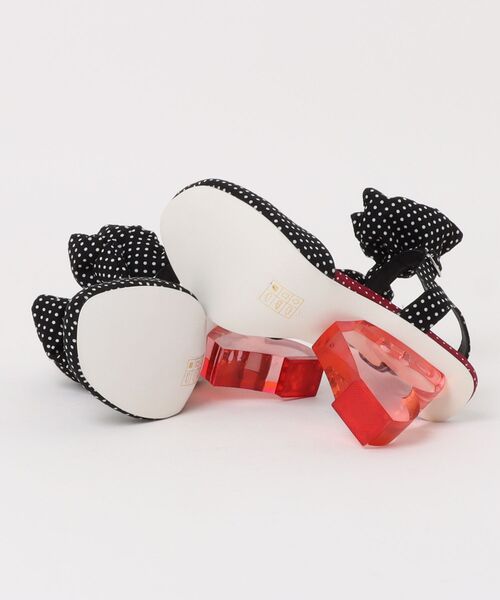 Jeffrey Campbell(ジェフリーキャンベル)の「ハートヒール ドットリボンパンプス(パンプス・レディース・ブラック・39/38/37/36)」の4枚目の写真