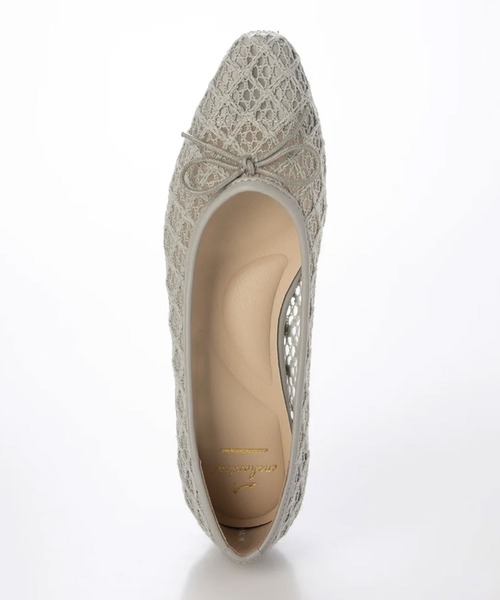 enchanted（エンチャンテッド）の「エンブロイダリーチュールバレエシューズ（バレエシューズ・レディース・ライトグレー/アイボリー/ライトブラウン/ブラック・22.5/24.5/24/23.5/23）」の9枚目の写真