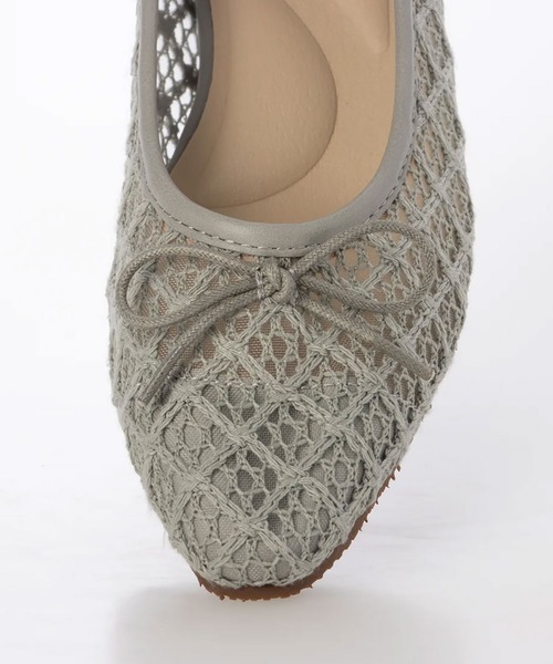 enchanted（エンチャンテッド）の「エンブロイダリーチュールバレエシューズ（バレエシューズ・レディース・ライトグレー/アイボリー/ライトブラウン/ブラック・22.5/24.5/24/23.5/23）」の11枚目の写真