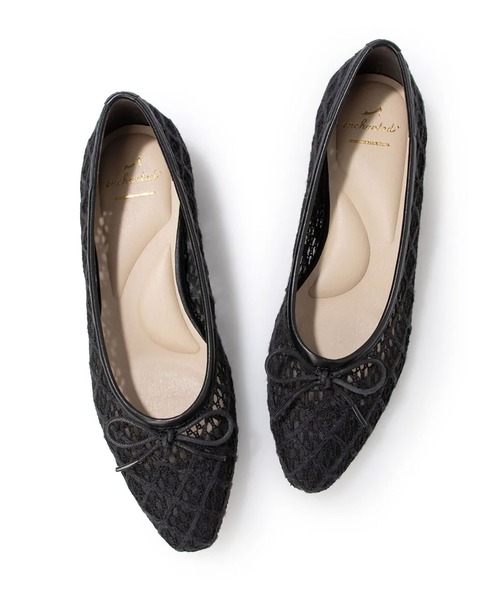 enchanted（エンチャンテッド）の「エンブロイダリーチュールバレエシューズ（バレエシューズ・レディース・ライトグレー/アイボリー/ライトブラウン/ブラック・22.5/24.5/24/23.5/23）」の12枚目の写真