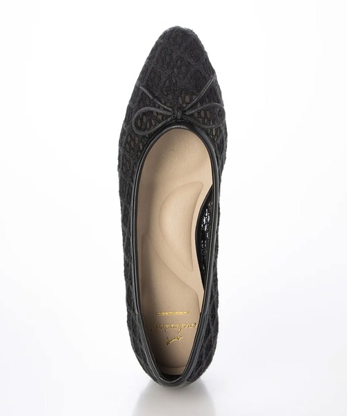 enchanted（エンチャンテッド）の「エンブロイダリーチュールバレエシューズ（バレエシューズ・レディース・ライトグレー/アイボリー/ライトブラウン/ブラック・22.5/24.5/24/23.5/23）」の16枚目の写真