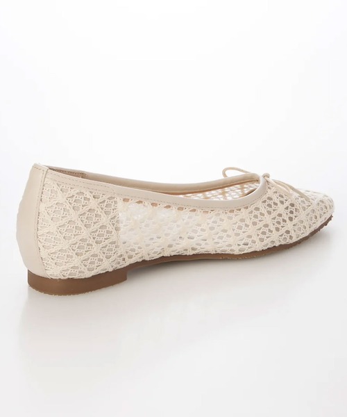 enchanted（エンチャンテッド）の「エンブロイダリーチュールバレエシューズ（バレエシューズ・レディース・ライトグレー/アイボリー/ライトブラウン/ブラック・22.5/24.5/24/23.5/23）」の22枚目の写真