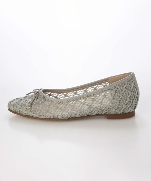 enchanted（エンチャンテッド）の「エンブロイダリーチュールバレエシューズ（バレエシューズ・レディース・ライトグレー/アイボリー/ライトブラウン/ブラック・22.5/24.5/24/23.5/23）」の7枚目の写真