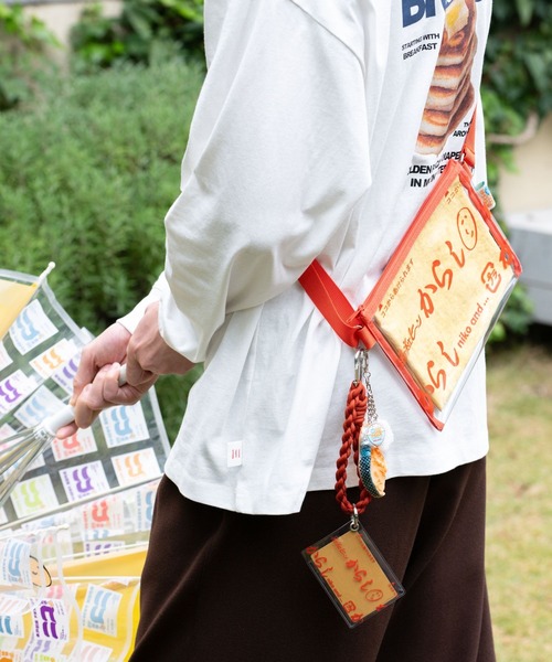 niko and...(ニコアンド)の「【にっぽんのASAGOHAN】ネバネバビーンコラボサコッシュ(ボディバッグ/ウエストポーチ・レディース・イエロー・0)」の7枚目の写真