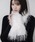 me+em select�i�~�[���Z���N�g�j�́u�y �Qcolor �z�V���M�[�t�F�C�N�t�@�[�{�����[�������O�}�t���[ �^ shaggy fake fur volume long muffler�i�}�t���[�j�v�b�z���C�g