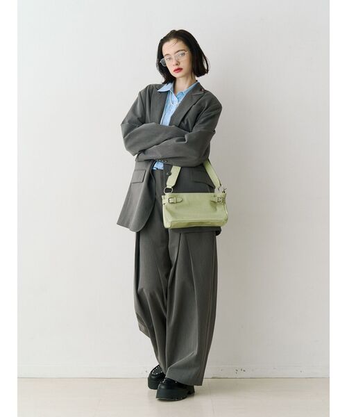 jouetie（ジュエティ）の「【PosTokyo】テーラードジャケット【セットアップ対応】（テーラードジャケット・レディース・グレー/ブラウン・MEDIUM）」の13枚目の写真