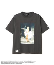 schott(ショット)の「Schott/ショット/M.M.PHOTO T-SHIRT/マリリンモンロー フォト Tシャツ(Tシャツ/カットソー)」