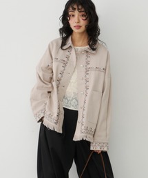 Unitage（ユニテージ）の「刺繍ツイルジャケット（その他アウター）」