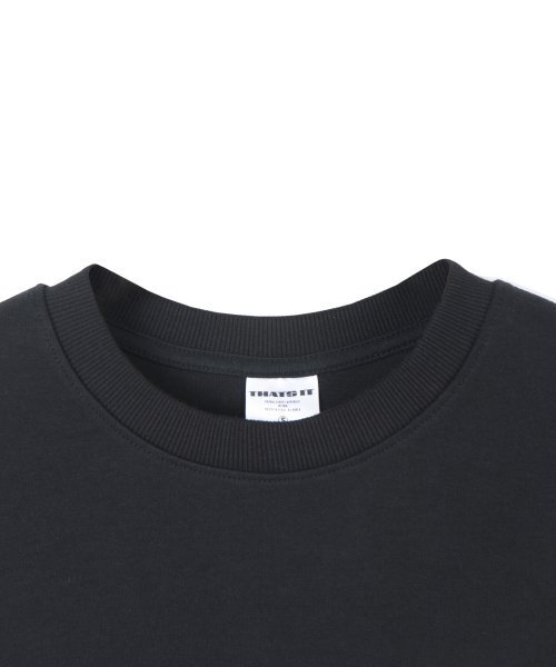 THAT'S IT(ザッツイット)の「89s アーチスウェットシャツ_ブラック(スウェット・レディース・ブラック・LARGE/MEDIUM/SMALL)」の3枚目の写真