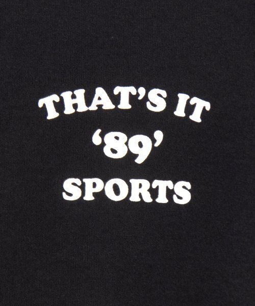 THAT'S IT(ザッツイット)の「89s アーチスウェットシャツ_ブラック(スウェット・レディース・ブラック・LARGE/MEDIUM/SMALL)」の5枚目の写真
