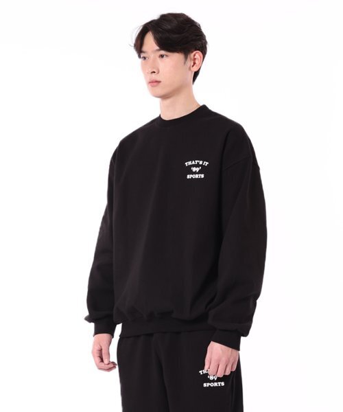 THAT'S IT(ザッツイット)の「89s アーチスウェットシャツ_ブラック(スウェット・レディース・ブラック・LARGE/MEDIUM/SMALL)」の9枚目の写真