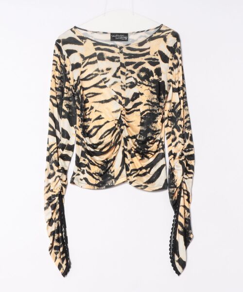 Stockholm Surfboard Club(ストックホルムサーフボードクラブ)の「Stockholm Surfboard Club//ストックホルムサーフボードクラブ ロングスリーブ Printed Longsleeve Carla(Tシャツ/カットソー・レディース・レオパード・S/M)」の12枚目の写真