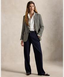 ストレッチウール リラックス ストレート パンツ