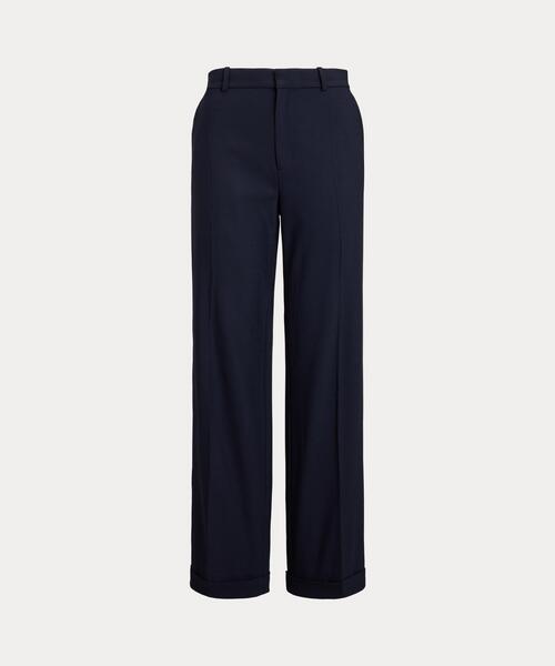 POLO RALPH LAUREN（ポロ ラルフ ローレン）の「ストレッチウール リラックス ストレート パンツ（スラックス・レディース・ネイビー系1・0/00/2/4/6/8）」の9枚目の写真