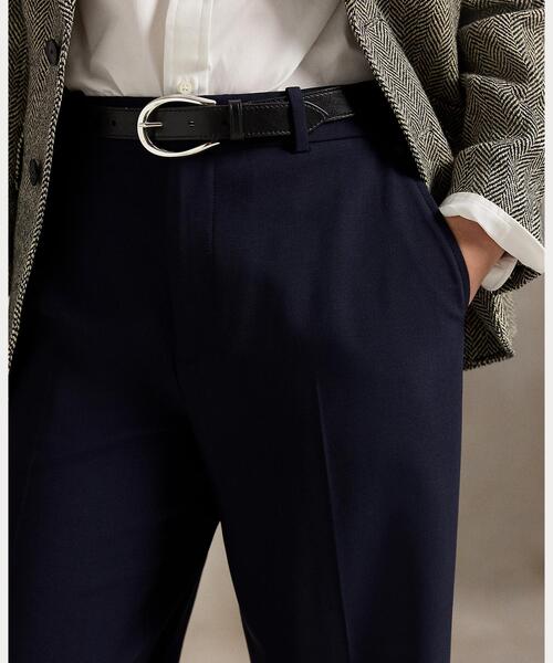 POLO RALPH LAUREN（ポロ ラルフ ローレン）の「ストレッチウール リラックス ストレート パンツ（スラックス・レディース・ネイビー系1・0/00/2/4/6/8）」の5枚目の写真