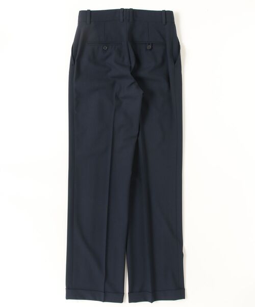 POLO RALPH LAUREN（ポロ ラルフ ローレン）の「ストレッチウール リラックス ストレート パンツ（スラックス・レディース・ネイビー系1・0/00/2/4/6/8）」の2枚目の写真