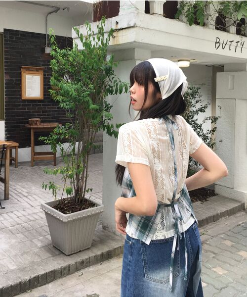 ACSHI(アクシ)の「夏 バミューダ ワイド 7部 ウォッシング デニムパンツ ユニセックス(中青)(その他パンツ・レディース・その他・S/M/L/XL/XS/XXL)」の5枚目の写真