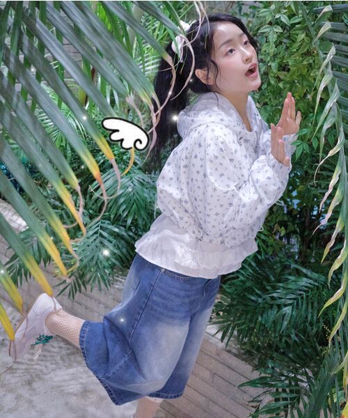 ACSHI(アクシ)の「夏 バミューダ ワイド 7部 ウォッシング デニムパンツ ユニセックス(中青)(その他パンツ・レディース・その他・S/M/L/XL/XS/XXL)」の9枚目の写真