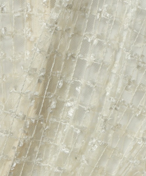 ESTNATION（エストネーション）の「ESTNATION / フェザーチュールシアーブラウス（シャツ/ブラウス・レディース・オフホワイト・FREE）」の9枚目の写真