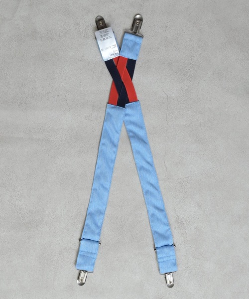 MARKEY'S（マーキーズ）の「ロゴ刺繍サスペンダー（サスペンダー・キッズ・ネイビー/オフホワイト・S/M）」の6枚目の写真