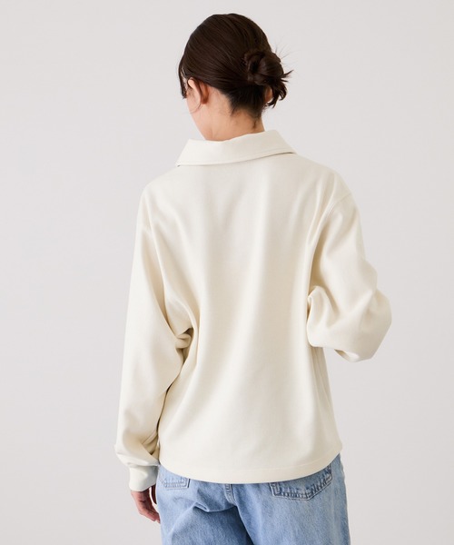 Jayro（ジャイロ）の「ニットコーデュロイプルオーバー（Tシャツ/カットソー・レディース・グレー/ホワイト系その他2/ブラウン系その他2・M）」の15枚目の写真