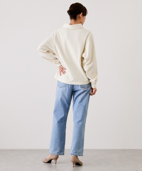 Jayro（ジャイロ）の「ニットコーデュロイプルオーバー（Tシャツ/カットソー・レディース・グレー/ホワイト系その他2/ブラウン系その他2・M）」の18枚目の写真