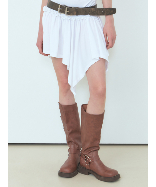 ETMON(エトモン)の「One-Shoulder Frill Mini Dress White(ワンピース・レディース・その他・FREE)」の3枚目の写真