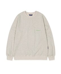 オーバーサイズ_スウェットシャツ ロゴ メンズトレーナー OAT