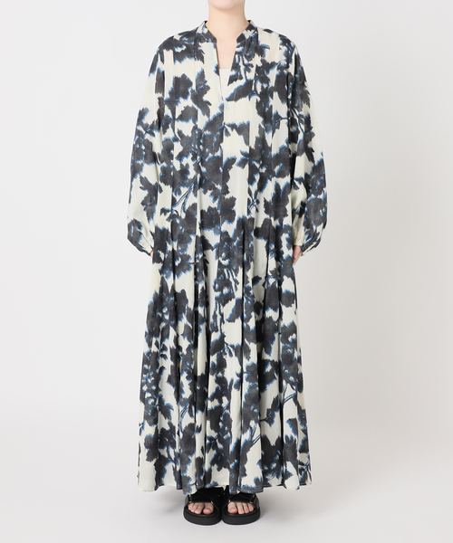 JOURNAL STANDARD（ジャーナルスタンダード）の「オリエンタルプリントワンピース（ワンピース・レディース・ブルー/イエロー・FREE）」の8枚目の写真