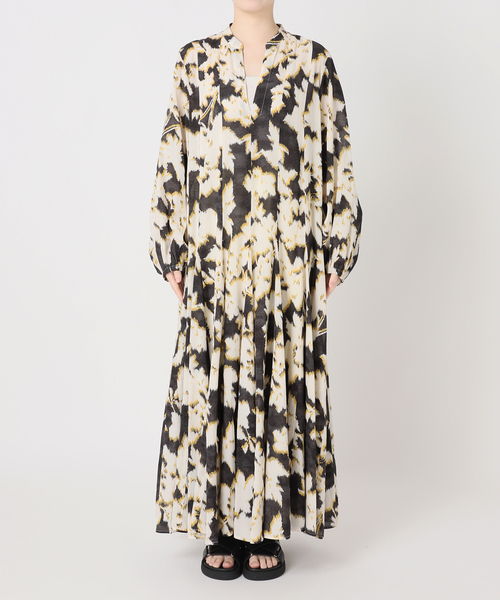 JOURNAL STANDARD（ジャーナルスタンダード）の「オリエンタルプリントワンピース（ワンピース・レディース・ブルー/イエロー・FREE）」の18枚目の写真