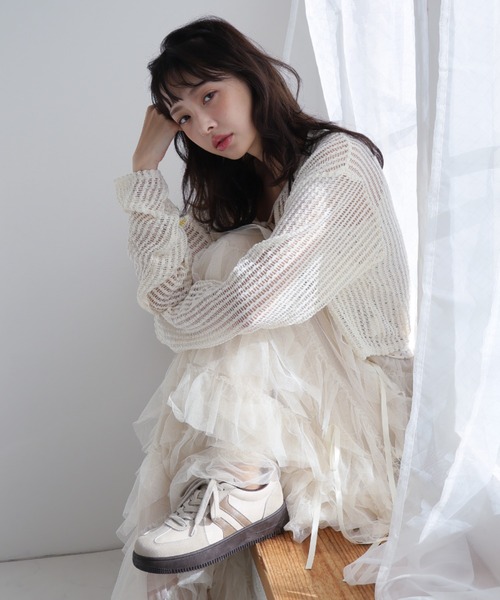 VIVIAN(ヴィヴィアン)の「ダブルライン配色レースアップスニーカー(スニーカー・レディース・ピンク/ブルー/ナチュラル・S/LL/L/M)」の7枚目の写真