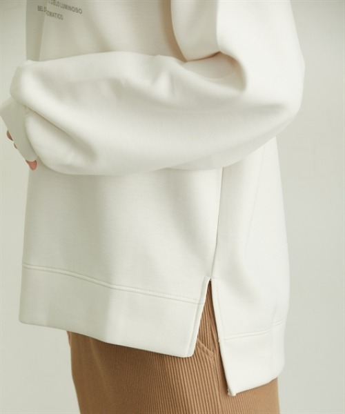 nissen（ニッセン）の「ポンチロゴ刺しゅうスウェットトップス（スウェット・レディース・ベージュ/アイボリー・L/M）」の19枚目の写真