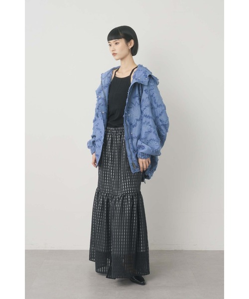 Limue（リミュ）の「ギャザーラップスリットスカート（スカート・レディース・ブラック・FREE）」の8枚目の写真