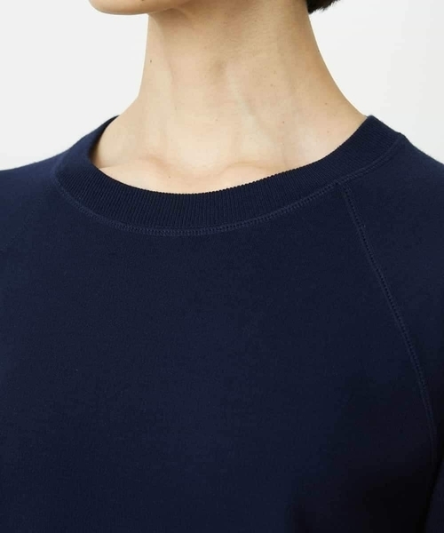 MICHEL KLEIN（ミッシェル・クラン）の「ドロストラグランニットプルオーバー（ニット/セーター・レディース・アイボリー/クリーム/ネイビー・38）」の22枚目の写真