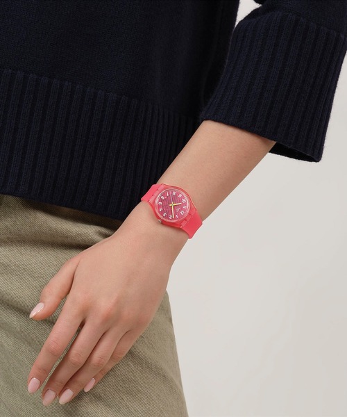 SWATCH(スウォッチ)の「WAVELENGTHS OF SAND(アナログ腕時計・レディース・グリーン/ピンク/ブルー/イエロー・FREE)」の19枚目の写真