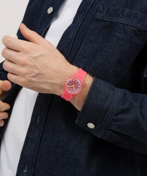 SWATCH(スウォッチ)の「WAVELENGTHS OF SAND(アナログ腕時計・レディース・グリーン/ピンク/ブルー/イエロー・FREE)」の20枚目の写真