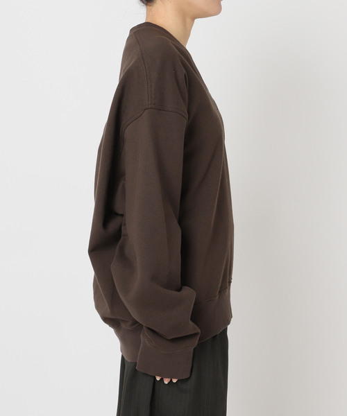 CITYSHOP（シティーショップ）の「《追加2》V-NECK スウェット（スウェット・レディース・グレー/ブラウン・FREE）」の20枚目の写真