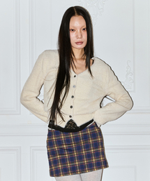 THE MYSTERIOUS HOTEL（ザミステリアスホテル）の「HOTEL BASIC FUR CD [IVORY]（カーディガン/ボレロ）」