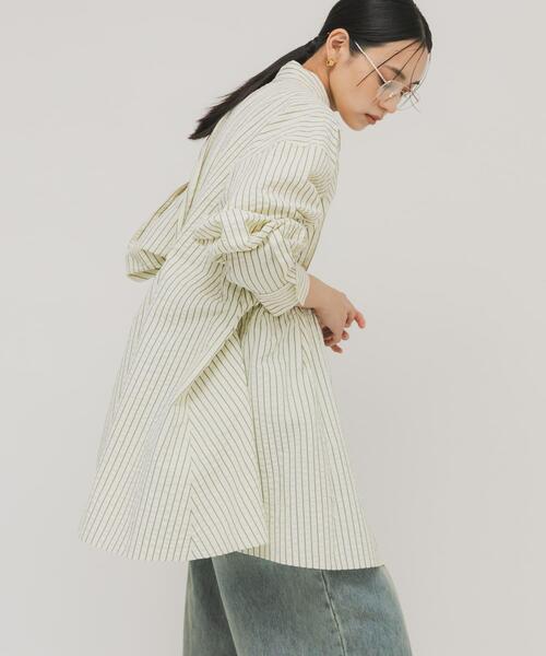 KBF（ケイビーエフ）の「アシメギャザータックミニワンピース（ワンピース・レディース・ブルー系その他/ホワイト系その他/グリーン系その他・ONE）」の19枚目の写真