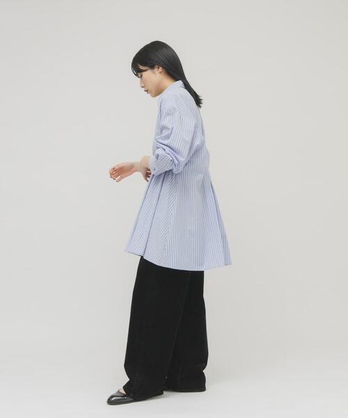 KBF（ケイビーエフ）の「アシメギャザータックミニワンピース（ワンピース・レディース・ブルー系その他/ホワイト系その他/グリーン系その他・ONE）」の8枚目の写真