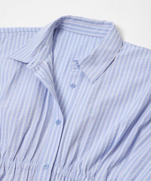 KBF（ケイビーエフ）の「アシメギャザータックミニワンピース（ワンピース・レディース・ブルー系その他/ホワイト系その他/グリーン系その他・ONE）」の11枚目の写真