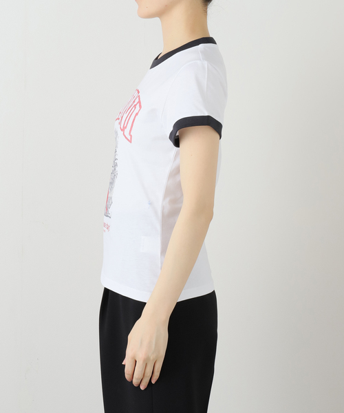 EDIT. FOR LULU（エディットフォールル）の「【GANNI/ガニー】Basic Cotton Jersey Margot Kitty P（Tシャツ/カットソー・レディース・ホワイト・FREE）」の7枚目の写真