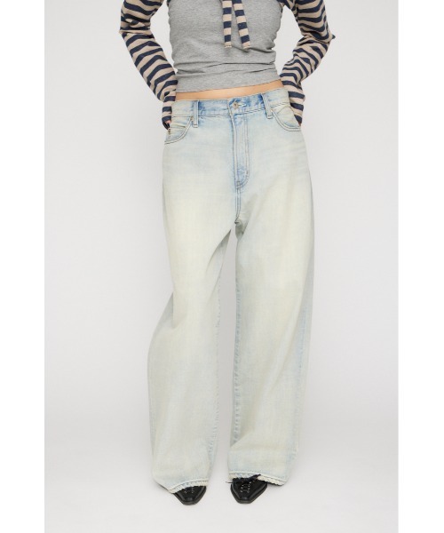 LAGUA GEM（ラグアジェム）の「LIGHT COLOR WASH デニム（デニムパンツ・レディース・ブルー/グレー・22inch/23inch/24inch/25inch/26inch）」の4枚目の写真