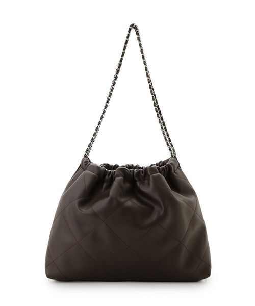 Mila Owen（ミラオーウェン）の「チェーンショルダーバッグ（ショルダーバッグ・レディース・ダークブラウン/グリーン/ベージュ・F）」の8枚目の写真