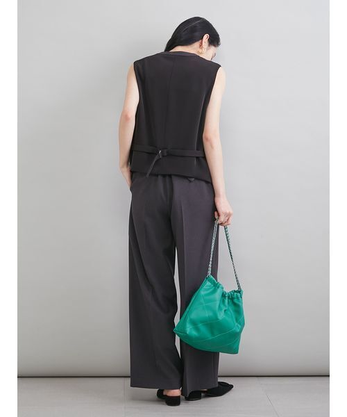 Mila Owen（ミラオーウェン）の「チェーンショルダーバッグ（ショルダーバッグ・レディース・ダークブラウン/グリーン/ベージュ・F）」の20枚目の写真