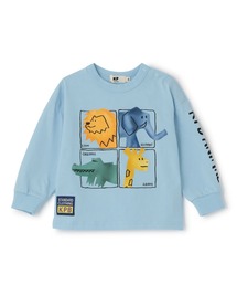 KP BOY（ケーピーボーイ）の「【GOOD PRICE】 アニマルモチーフプリント長袖Tシャツ（Tシャツ/カットソー）」