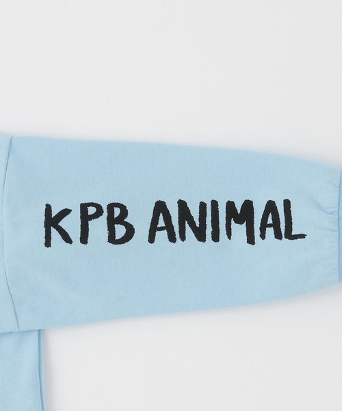 KP BOY（ケーピーボーイ）の「【GOOD PRICE】 アニマルモチーフプリント長袖Tシャツ（Tシャツ/カットソー・キッズ・サックスブルー/レッド・80ｃｍ/90cm/100cm/110cm/120cm）」の7枚目の写真