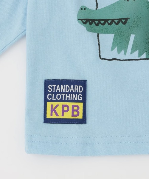 KP BOY（ケーピーボーイ）の「【GOOD PRICE】 アニマルモチーフプリント長袖Tシャツ（Tシャツ/カットソー・キッズ・サックスブルー/レッド・80ｃｍ/90cm/100cm/110cm/120cm）」の3枚目の写真