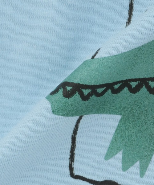 KP BOY（ケーピーボーイ）の「【GOOD PRICE】 アニマルモチーフプリント長袖Tシャツ（Tシャツ/カットソー・キッズ・サックスブルー/レッド・80ｃｍ/90cm/100cm/110cm/120cm）」の4枚目の写真